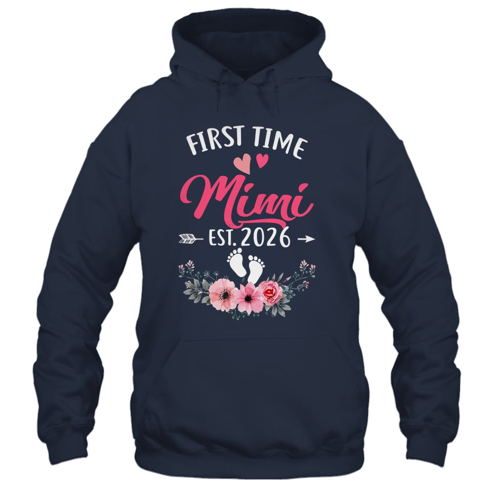 First Time Mimi Promoted To Mimi Est 2026 Mothers Day Shirt & Tank Top | teecentury