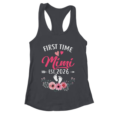 First Time Mimi Promoted To Mimi Est 2026 Mothers Day Shirt & Tank Top | teecentury