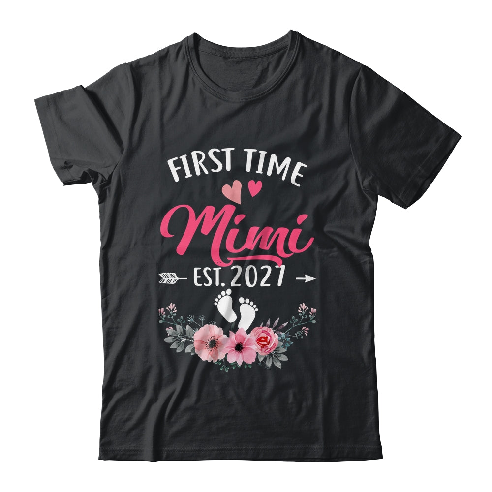 First Time Mimi Promoted To Mimi Est 2027 Mothers Day Shirt & Tank Top | teecentury