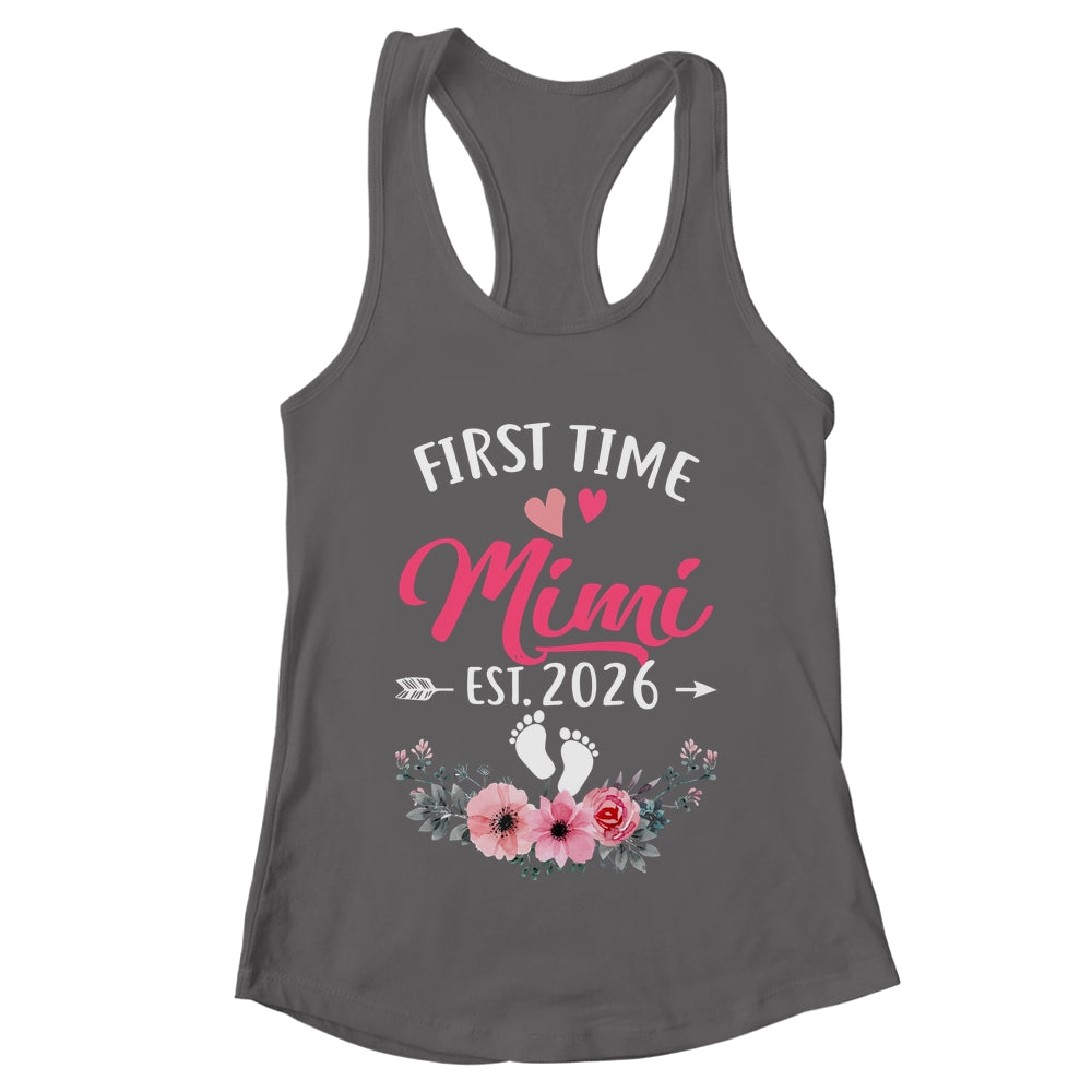 First Time Mimi Promoted To Mimi Est 2027 Mothers Day Shirt & Tank Top | teecentury