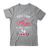 First Time Mom Promoted To Mom Est 2024 Mothers Day Shirt & Tank Top | teecentury