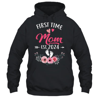 First Time Mom Promoted To Mom Est 2024 Mothers Day Shirt & Tank Top | teecentury