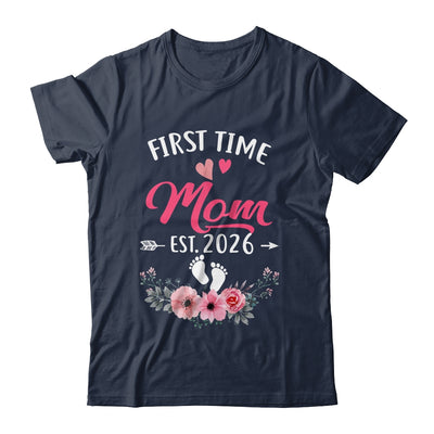 First Time Mom Promoted To Mom Est 2026 Mothers Day Shirt & Tank Top | teecentury