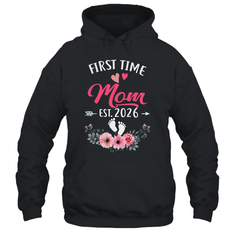First Time Mom Promoted To Mom Est 2026 Mothers Day Shirt & Tank Top | teecentury