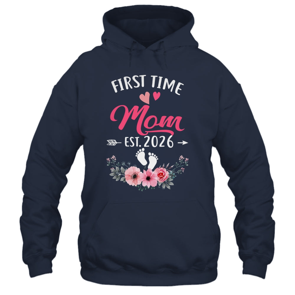 First Time Mom Promoted To Mom Est 2026 Mothers Day Shirt & Tank Top | teecentury