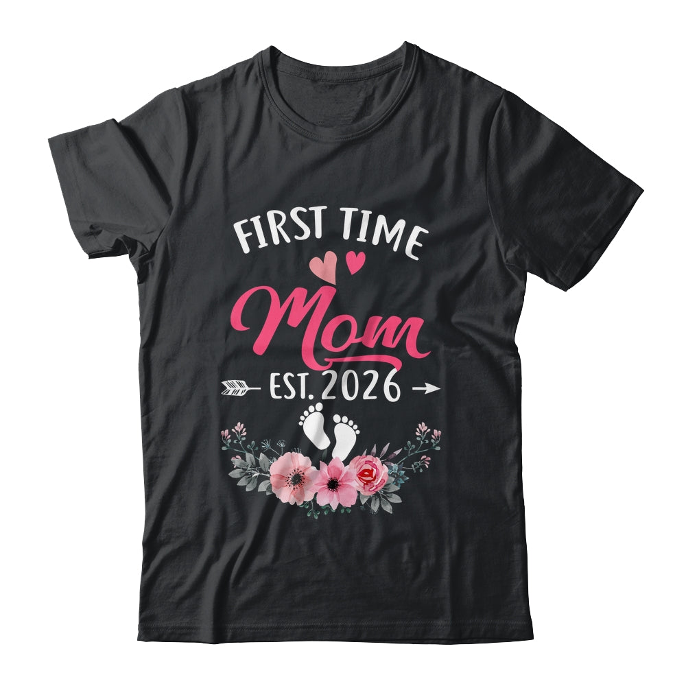 First Time Mom Promoted To Mom Est 2027 Mothers Day Shirt & Tank Top | teecentury