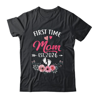 First Time Mom Promoted To Mom Est 2027 Mothers Day Shirt & Tank Top | teecentury