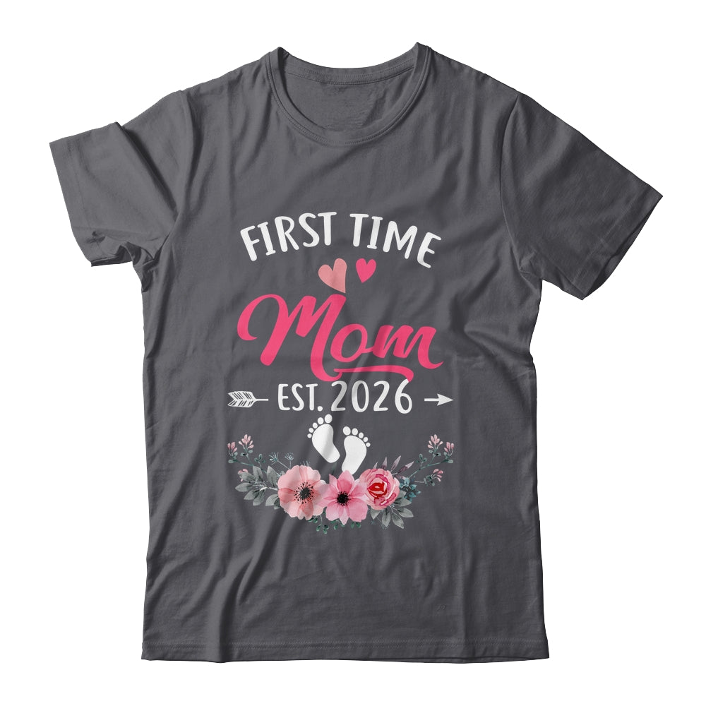 First Time Mom Promoted To Mom Est 2027 Mothers Day Shirt & Tank Top | teecentury