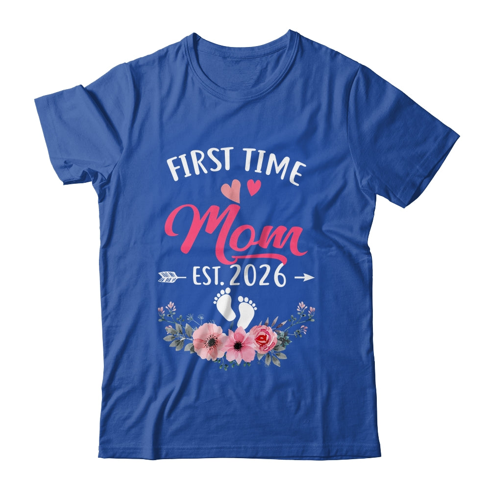 First Time Mom Promoted To Mom Est 2027 Mothers Day Shirt & Tank Top | teecentury