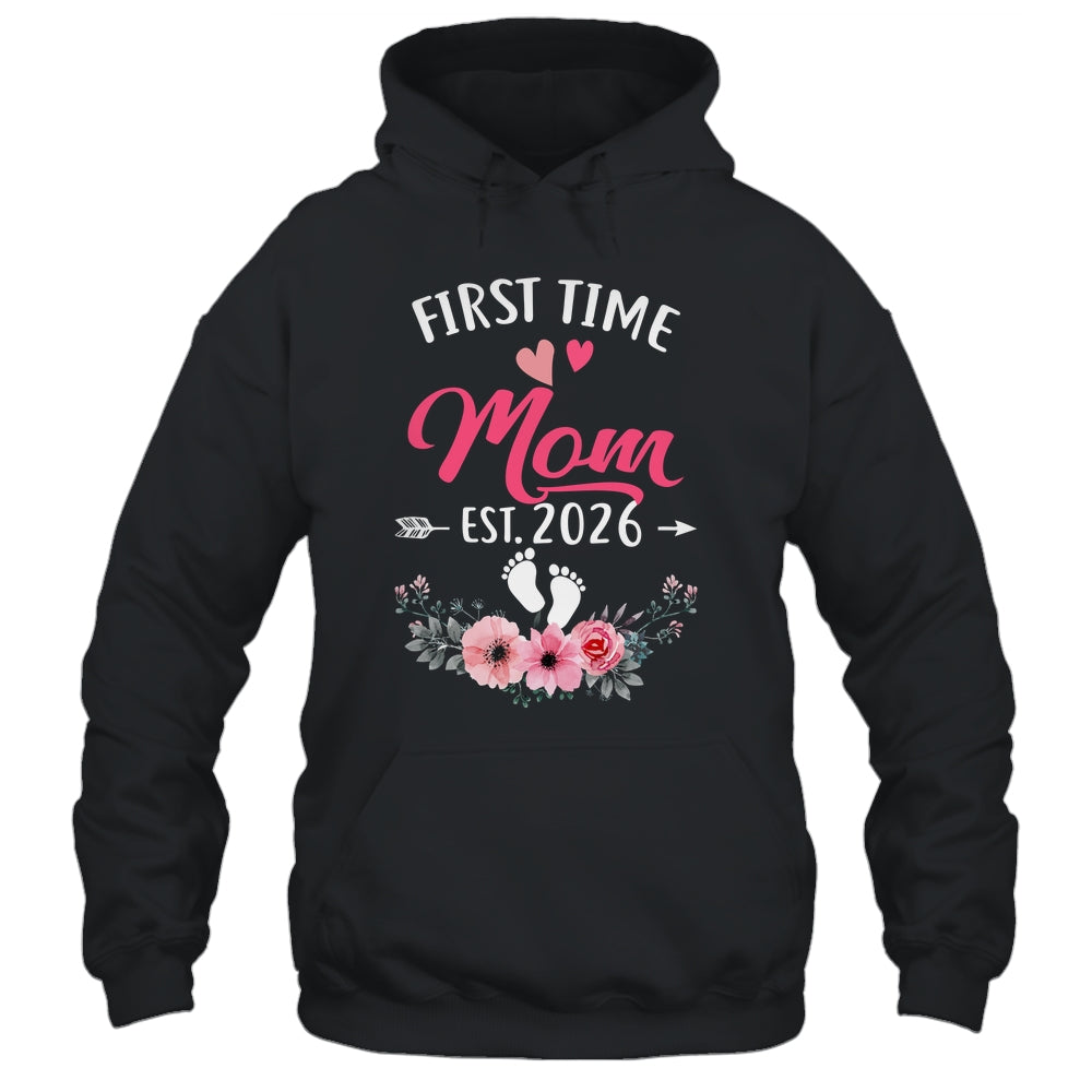 First Time Mom Promoted To Mom Est 2027 Mothers Day Shirt & Tank Top | teecentury