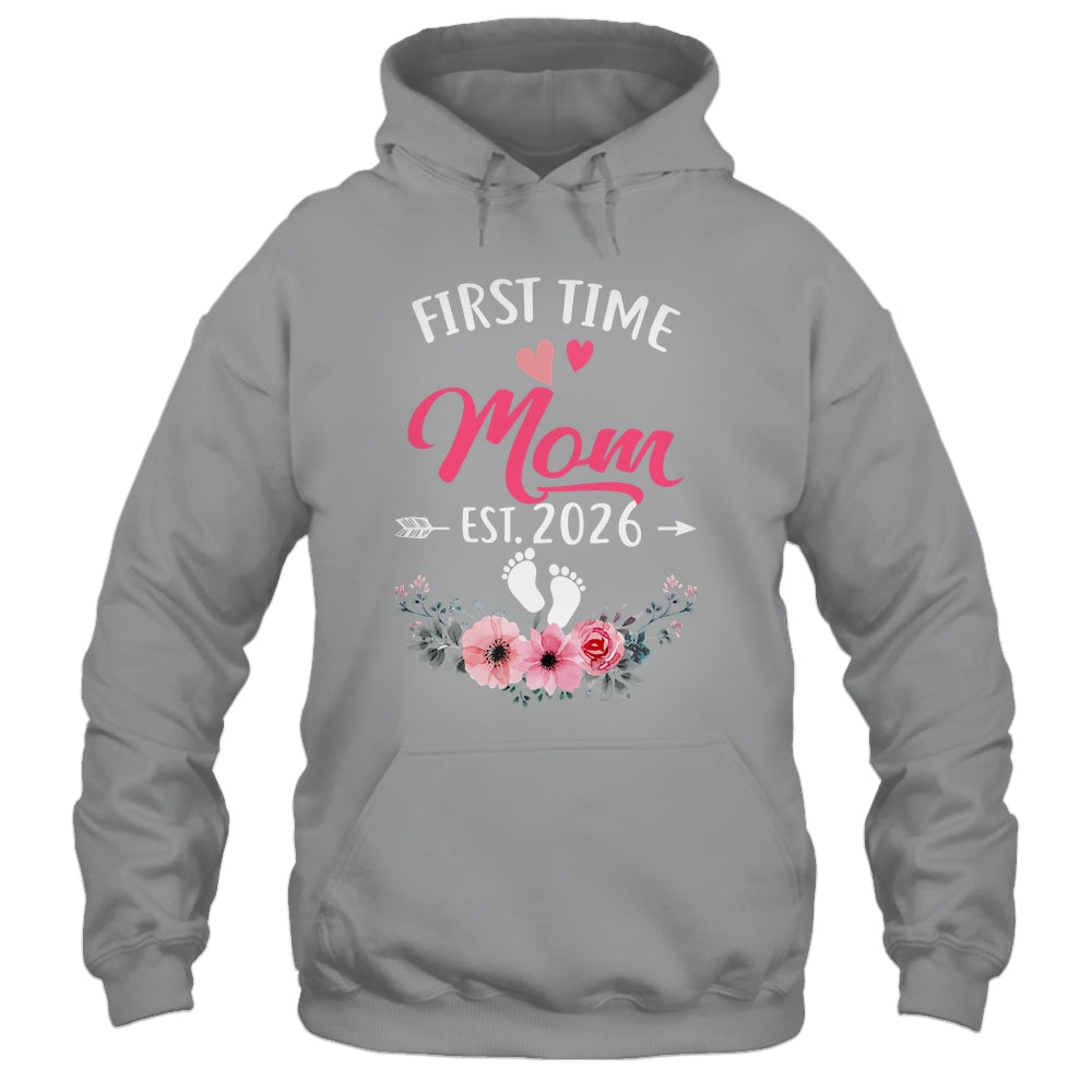 First Time Mom Promoted To Mom Est 2027 Mothers Day Shirt & Tank Top | teecentury