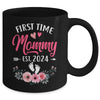 First Time Mommy Promoted To Mommy Est 2024 Mothers Day Mug | teecentury