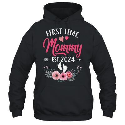 First Time Mommy Promoted To Mommy Est 2024 Mothers Day Shirt & Tank Top | teecentury