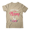 First Time Mommy Promoted To Mommy Est 2025 Mothers Day Shirt & Hoodie | teecentury