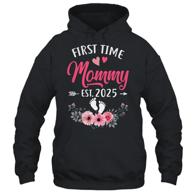 First Time Mommy Promoted To Mommy Est 2025 Mothers Day Shirt & Hoodie | teecentury