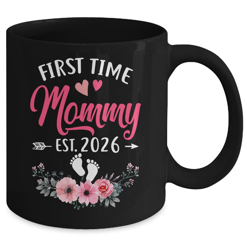 First Time Mommy Promoted To Mommy Est 2026 Mothers Day Mug | teecentury