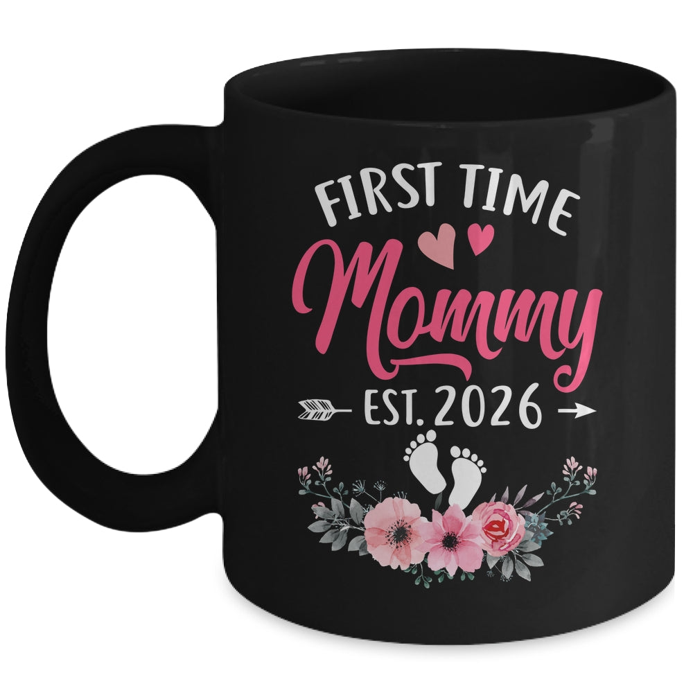 First Time Mommy Promoted To Mommy Est 2027 Mothers Day Mug | teecentury
