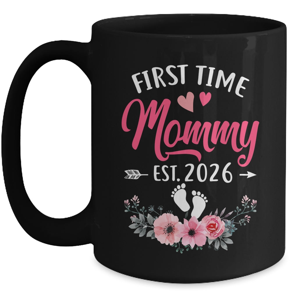 First Time Mommy Promoted To Mommy Est 2027 Mothers Day Mug | teecentury