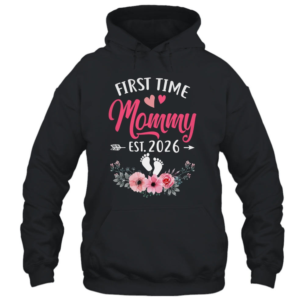 First Time Mommy Promoted To Mommy Est 2027 Mothers Day Shirt & Tank Top | teecentury