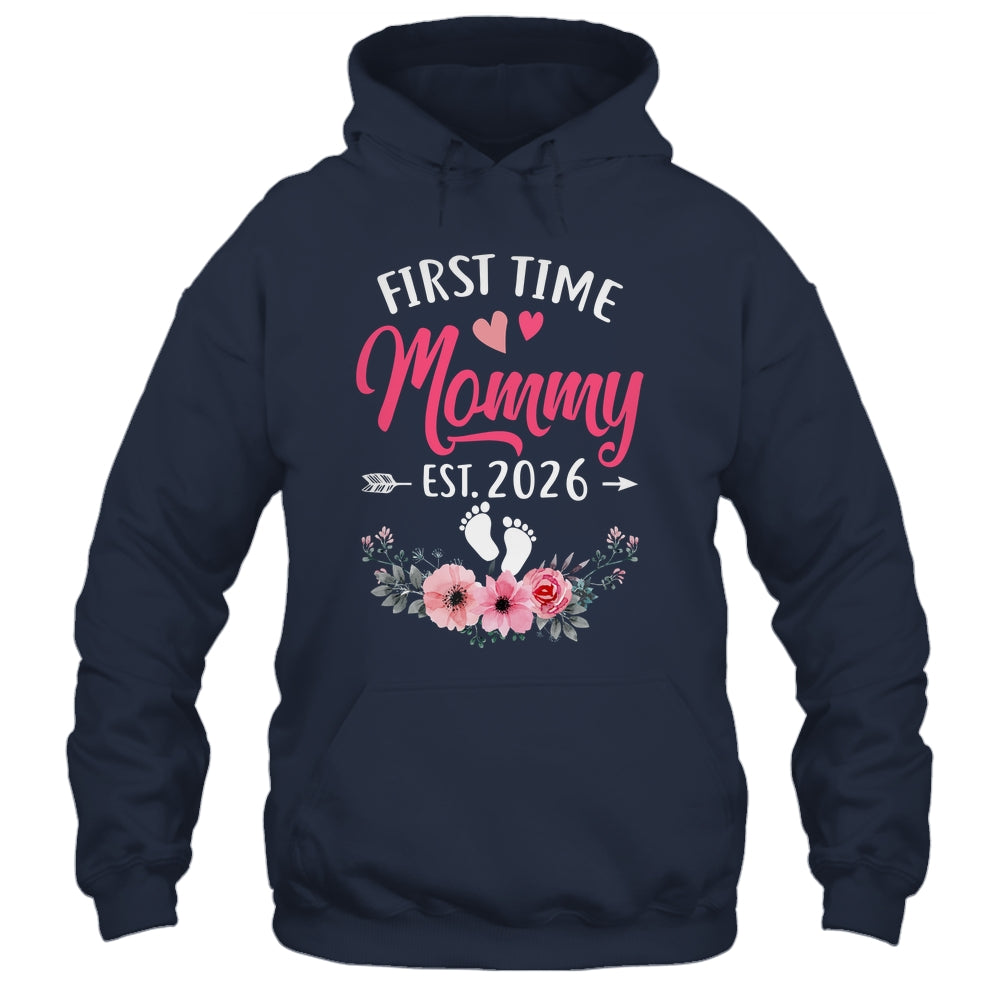 First Time Mommy Promoted To Mommy Est 2027 Mothers Day Shirt & Tank Top | teecentury