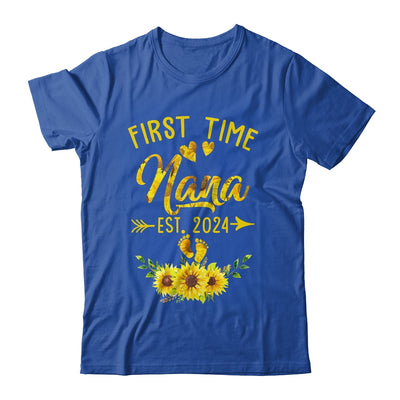 First Time Nana Est 2024 Sunflower Promoted To Nana Shirt & Tank Top | teecentury