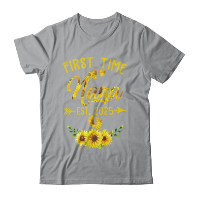 First Time Nana Est 2025 Sunflower Promoted To Nana Shirt & Tank Top | teecentury