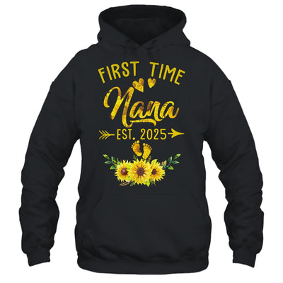 First Time Nana Est 2025 Sunflower Promoted To Nana Shirt & Tank Top | teecentury