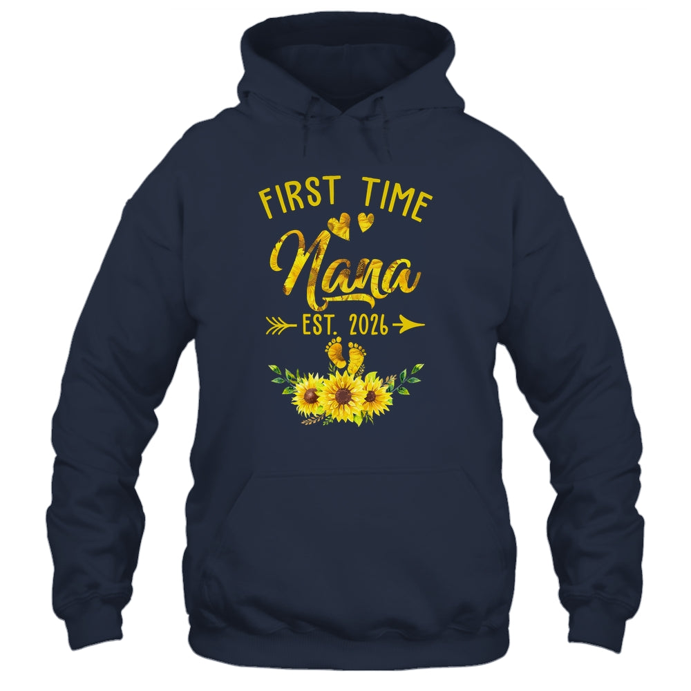 First Time Nana Est 2026 Sunflower Promoted To Nana Shirt & Tank Top | teecentury