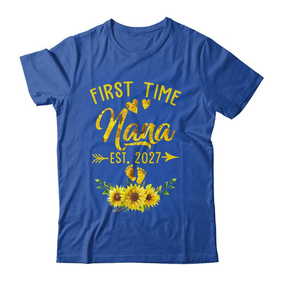 First Time Nana Est 2027 Sunflower Promoted To Nana Shirt & Tank Top | teecentury