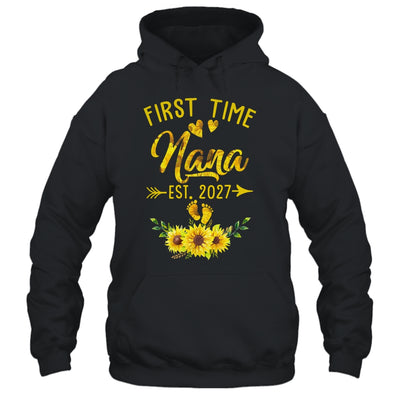 First Time Nana Est 2027 Sunflower Promoted To Nana Shirt & Tank Top | teecentury