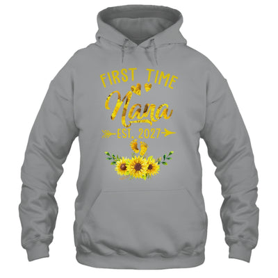 First Time Nana Est 2027 Sunflower Promoted To Nana Shirt & Tank Top | teecentury