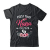 First Time Nana Promoted To Nana Est 2024 Mothers Day Shirt & Tank Top | teecentury