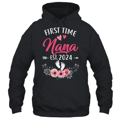 First Time Nana Promoted To Nana Est 2024 Mothers Day Shirt & Tank Top | teecentury