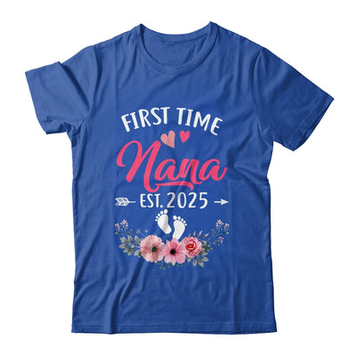 First Time Nana Promoted To Nana Est 2025 Mothers Day Shirt & Hoodie | teecentury