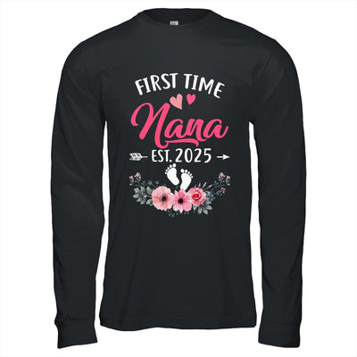 First Time Nana Promoted To Nana Est 2025 Mothers Day Shirt & Hoodie | teecentury