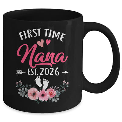 First Time Nana Promoted To Nana Est 2026 Mothers Day Mug | teecentury