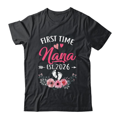First Time Nana Promoted To Nana Est 2026 Mothers Day Shirt & Tank Top | teecentury