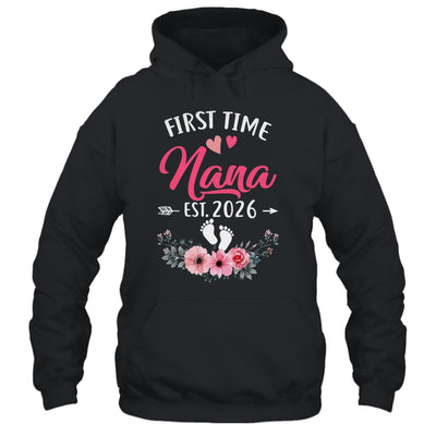 First Time Nana Promoted To Nana Est 2026 Mothers Day Shirt & Tank Top | teecentury