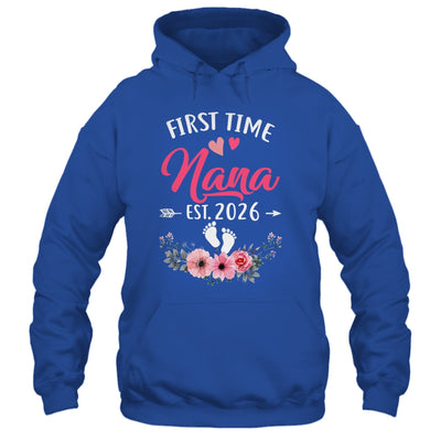 First Time Nana Promoted To Nana Est 2026 Mothers Day Shirt & Tank Top | teecentury
