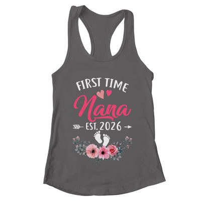 First Time Nana Promoted To Nana Est 2026 Mothers Day Shirt & Tank Top | teecentury