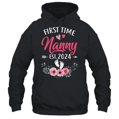 First Time Nanny Promoted To Nanny Est 2024 Mothers Day Shirt & Tank Top | teecentury