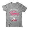 First Time Nanny Promoted To Nanny Est 2025 Mothers Day Shirt & Hoodie | teecentury