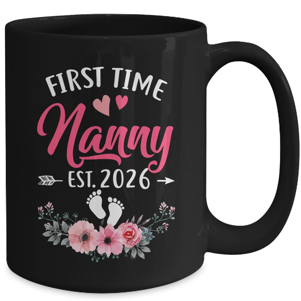 First Time Nanny Promoted To Nanny Est 2026 Mothers Day Mug | teecentury