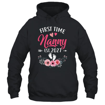 First Time Nanny Promoted To Nanny Est 2027 Mothers Day Shirt & Tank Top | teecentury