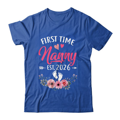 First Time Nanny Promoted To Nanny Est 2027 Mothers Day Shirt & Tank Top | teecentury