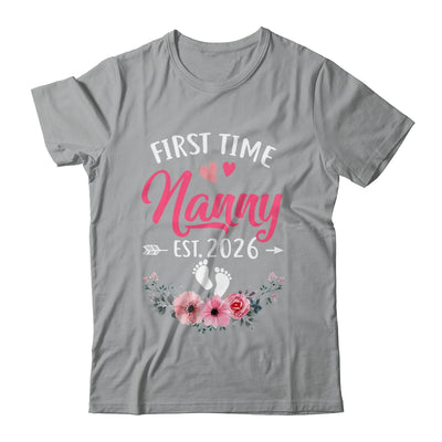 First Time Nanny Promoted To Nanny Est 2027 Mothers Day Shirt & Tank Top | teecentury
