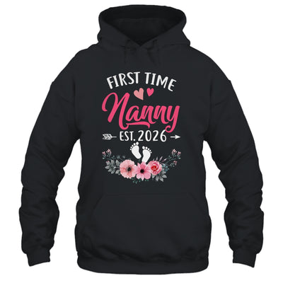 First Time Nanny Promoted To Nanny Est 2027 Mothers Day Shirt & Tank Top | teecentury