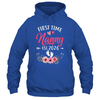 First Time Nanny Promoted To Nanny Est 2027 Mothers Day Shirt & Tank Top | teecentury