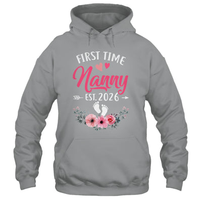 First Time Nanny Promoted To Nanny Est 2027 Mothers Day Shirt & Tank Top | teecentury
