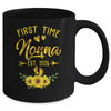 First Time Nonna Est 2026 Sunflower Promoted To Nonna Mug | teecentury